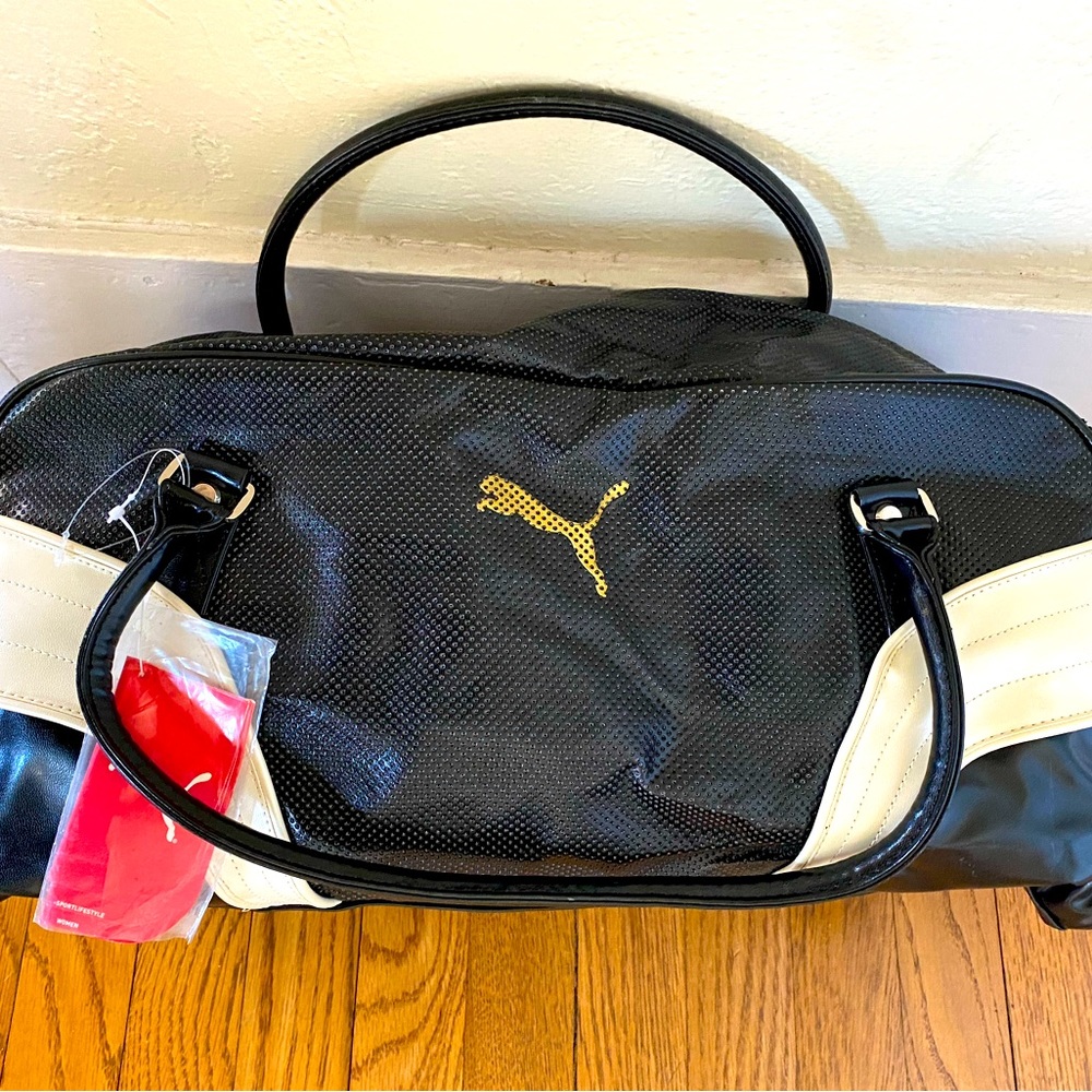 Puma, vintage retro gym, bag